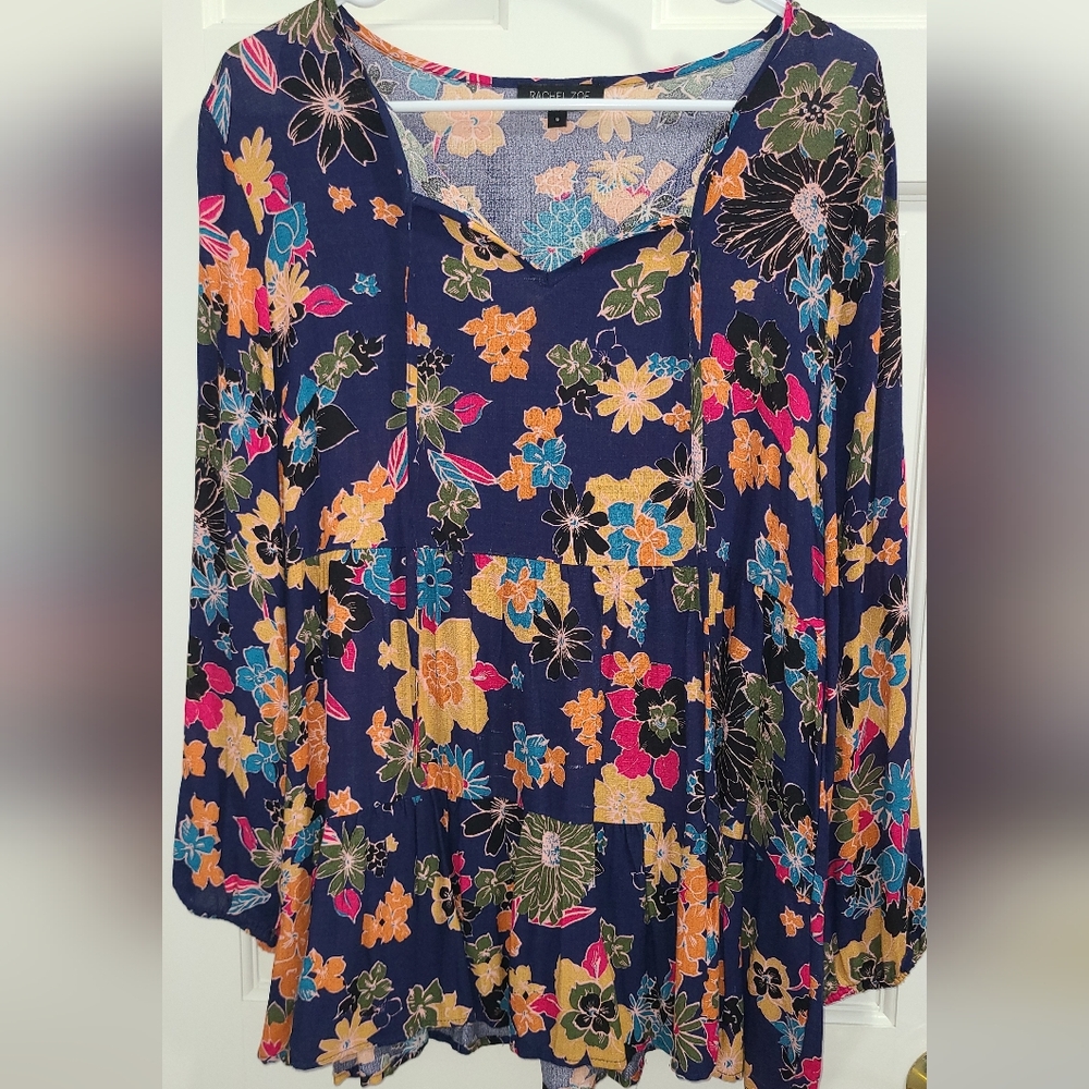 Rachel Zoe Multicolor Floral Blouse